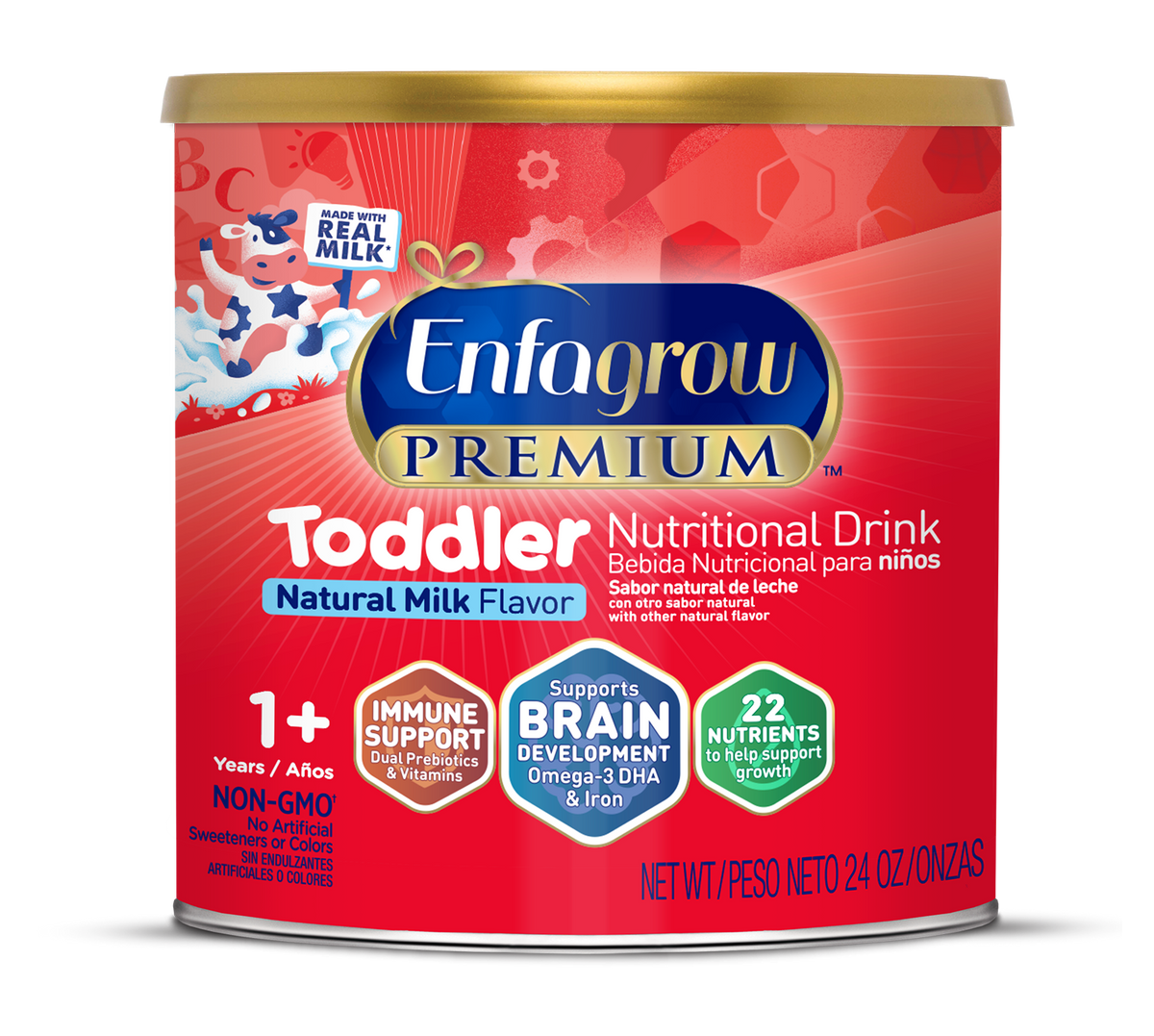 Enfagrow Premium Toddler Natural Milk 24oz can